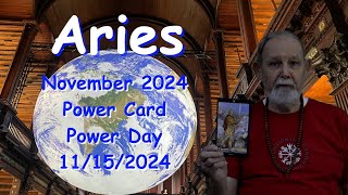 Aries November 2024 Power Tarot Card and Power Stars [upl. by Nefen81]