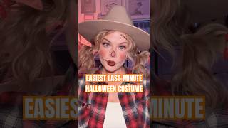 The EASIEST lastminute costume—SCARECROW easyhalloweencostume halloweenmakeup [upl. by Lumbye]