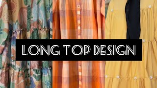 Long Top Design 2022✨✨✨✨ [upl. by Nittirb]