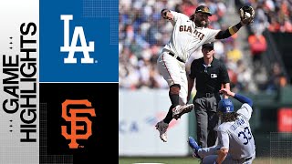 Dodgers vs Giants Game Highlights 10123  MLB Highlights [upl. by Namyh]