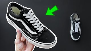 HOW TO LACE UP VANS OLD SKOOL — STANDARD Way [upl. by Brookner]