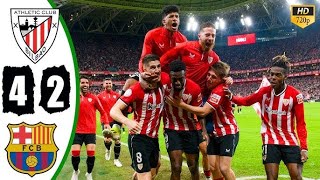 RESUMEN  Fc Barcelona vs Athletic Bilbao  Full HD Highlights 2024 🔥  Copa 202324 14 Final [upl. by Anitirhc]