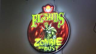 🎳🍻3 Floyds Zombie Dust Animated Sign at Ten Pin Alley [upl. by Munmro]