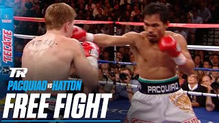 THE KO THAT CHANGED EVERYTHING  Manny Pacquiao Destroys Ricky Hatton  FREE FIGHT [upl. by Benilda944]