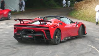 2025 Ferrari SF90 XX Spider  FULL Throttle Acceleration SOUNDS [upl. by Maro250]