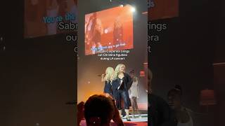 Sabrina Carpenter brings out Christina Aguilera in LA concert [upl. by Drofwarc]