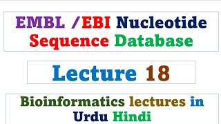 EMBL  EBI Nucleotide sequence database [upl. by Hanselka]