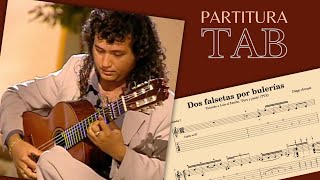 Por bulerías  Diego Amaya  2 FALSETAS partituraTAB 🎼 [upl. by Enaz]