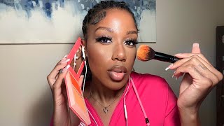 I ALMOST QUIT ASMR  life update while i do my makeup [upl. by Brice]