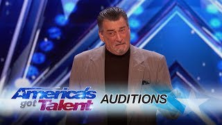 DeNiro Guy Celebrity Impersonator Brings His Talents To AGT  Americas Got Talent 2017 [upl. by Yendroc]