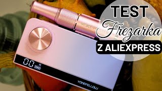 FREZARKA Z ALIEXPRESS TEST Bezprzewodowa frezarka z Chin frezarkado paznokci recenzja [upl. by Felic]