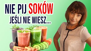 💥Nie popełniaj błędów  13 ZASAD wyciskania i picia soków Terapia sokowa [upl. by Lebama318]