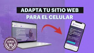 Como adaptar tu sitio web Odoo 16 para versión móvil [upl. by Siroved283]