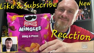 Reaction New Pringles Mingles BBQ amp Pizza Flavor My Review [upl. by Allehs]