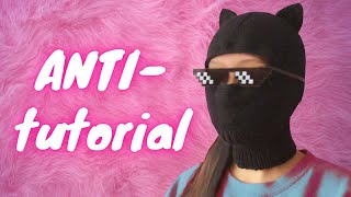 How NOT to knit and crochet a balaclava [upl. by Travax424]