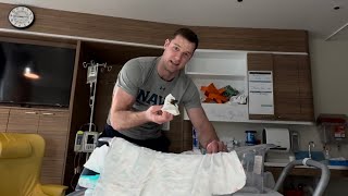 FirstTime Dad Changing Babys Diaper Dads Funny Freak Out [upl. by Peer]