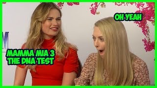 Lily James amp Amanda Seyfried Funny Moments MAMMA MIA 2 [upl. by Jea]