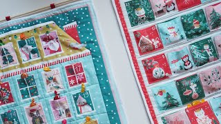 How to make a fabric pocket advent calendar  Using the Dashwood Studio Fabric Panels [upl. by Bernj]