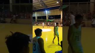 Halftime buzzerbeater Of Idol PrimitEvo L Laburad Championship game between RLS vs Magis Catering [upl. by Adeline]