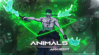 One piece quotzoroquot king of hell  animals  EditAMV [upl. by Osnofedli]