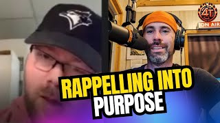 RAPPELLING into the Unknown with Alex Lytwyn 4t Below Zero podcast Video 💥 [upl. by Lyrehc615]