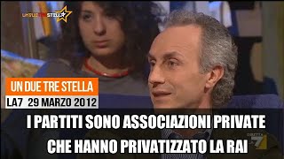 Memorabile intervista di Sabina Guzzanti a Marco Travaglio sulla censura in Rai 29mar2012 [upl. by Ema]