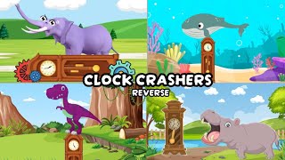 HICKORY DICKORY DOCK CLOCK CRASHER NEW GENERATION WITH REVERSE  VISUAL EFFECT TUTORIAL [upl. by Nydia]