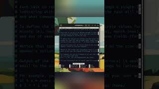 How to use crontab in Linux linux programming ai bashscripting explore fyp [upl. by Nemrac270]