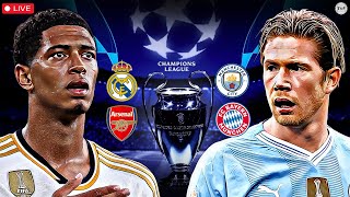 Real Madrid v Man City  Arsenal v Bayern  UEFA Champions League  LIVE Reaction amp Watchalong [upl. by Rivi]