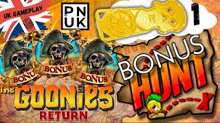 Goonies Returns Gold Key Hunt  Episode 1  PUNK Slots 2024 [upl. by Oisorbma]