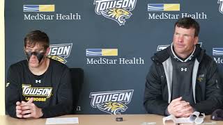 Full Press Conference Following Towson Mens Lacrosse Win Over UMBC [upl. by Rimma]