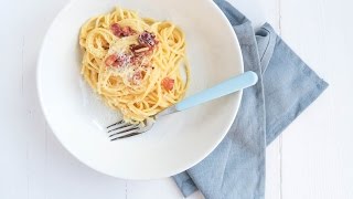 Recept Spaghetti Carbonara [upl. by Oremor]