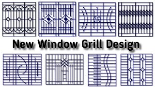 New Window Grill Design Stylish window Grill Design grill design catalogue [upl. by Ardnossac]