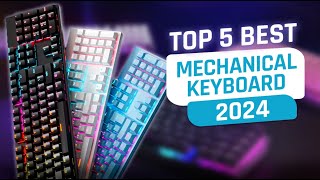 Top 5 Best Mechanical Keyboard Clicky Keyboard 2024 [upl. by Sidky]