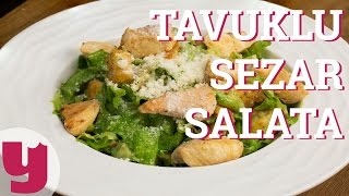 Tavuklu Sezar Salata Tarifi Dışarıda Aynısı 27 TL  Yemekcom [upl. by Seiden895]