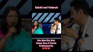 Rim Jhim Rim Jhim  🔥🔥🔥 kumarsanu kavitakrishnamurthy indianidol shortsfeed ytshorts bollywood [upl. by Nerte472]