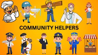 OUR HELPERSCOMMUNITY HELPER FOR KIDSPEOPLES WHO HELP USOUR HELPERS NAME [upl. by Atinid26]