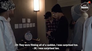 ENG 181226 BANGTAN BOMB Surprise camera Please come out early  BTS 방탄소년단 [upl. by Xyla]