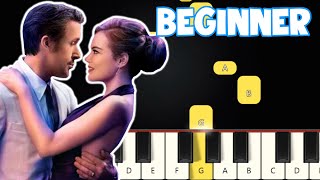 La La Land  Mia amp Sebastians Theme  Beginner Piano Tutorial  Easy Piano [upl. by Stephan]