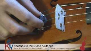 How to Use a Tourte Violin Mute [upl. by Lehcim]