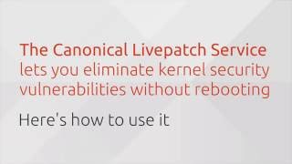 Install the Canonical Livepatch service in less than a minute [upl. by Sarchet]