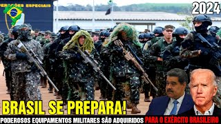 BRASIL EM AÇÃO Novos Equipamentos Militares São Adquiridos Para o EXÉRCITO BRASILEIRO EM 2024 [upl. by Navis]