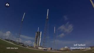 Time lapse of EchoStar19 launch on an Atlas 5 rocket [upl. by Lynna]