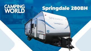 2020 Keystone Springdale 280BH  Travel Trailer  RV Review Camping World [upl. by Monahan]