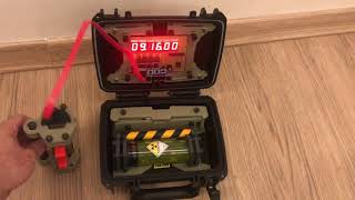 Maleta m5  timer de dominação para Airsoft e Paintball [upl. by Ahnavas]