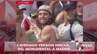 Cavenaghi versión hincha  Del Monumental a Madrid [upl. by Fredrika]