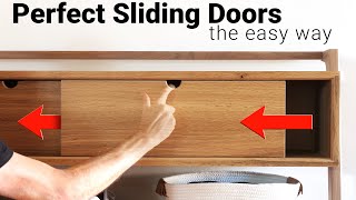 8 Tips for Perfect Sliding Doors without Hardware [upl. by Chui]