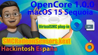 Hackintosh España SMCRadeonSensorskext VirtualSMC plugin [upl. by Madelyn]