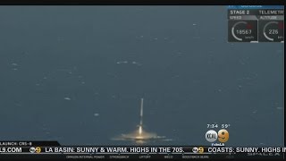 SpaceX Launches Futuristic PopUp Room Lands Rocket At Sea [upl. by Ellezig]