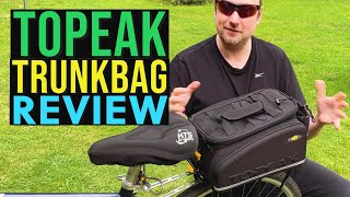 Topeak Trunk Bag Mtx Dxp with Pannier REVIEW [upl. by Oralle886]